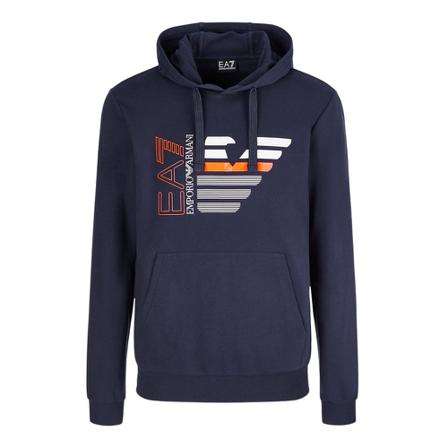 Emporio Armani EA7 Sweatshirt Blå, Herre Hættetrøjer