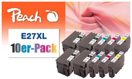 PEACH Combi-Pack E27XL Sort Gul Cyan Magenta
