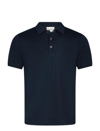 Bs Ernst Regular Fit Polo Shirt Navy Bruun & Stengade