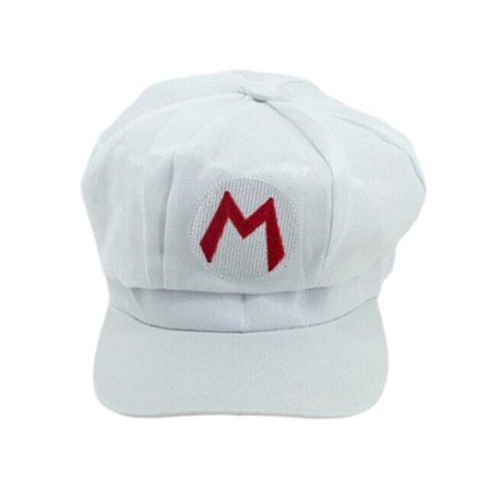 Super Mario Bros Luigi Hat Letter Printed Cosplay Costume Newsboy Cap Baseball Caps För Vuxna Waluigi Wario Odyssey Cap [dB}