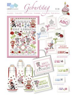 Korsstingsmønster Navn - Lindner's Kreuzstiche