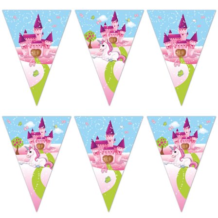 Enhjørning Flagguirlande