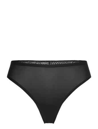 Softstretch Tanga Lace Designers Panties Thong Black CHANTELLE