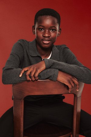 Kappahl | Koszulka polo z dzianiny o drobnym splocie | Ciemnoszary