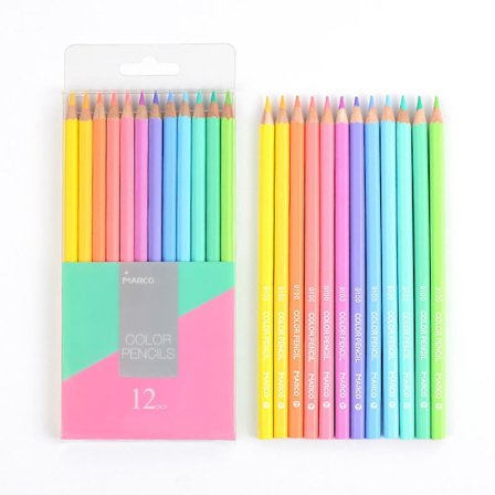 Faber-Castell 201910 - Buntstifte Sparkle Pastell, 12er Metalletui