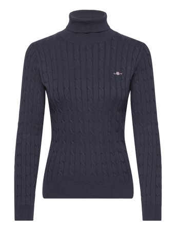 GANT | Stretch Cotton Cable Turtleneck | M