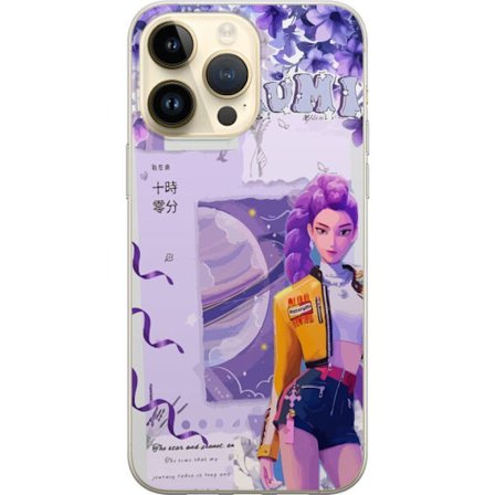 Kompatibel Mobilcover til Apple Apple iPhone 14 Pro Max Kpop Demon Hunters Rumi Lilla Planet Kosmisk Idol Stil Fantasy