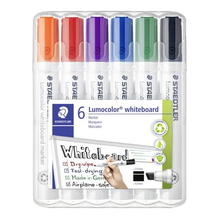 LUMOCOLOR Whiteboardpenna sned 6/fp - Lyreco - Kontorsmaterial - Pennor - Whiteboardpennor - Skuren spets