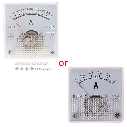 Klasse 2,5 nøjagtighed for DC analog panel meter amperemeter 100ua 20ma 30ma 500ma 0-1a(1A)