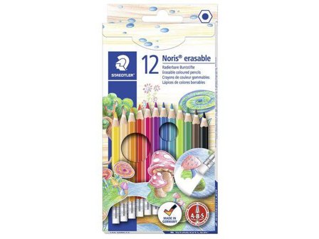 Staedtler Fargeblyant STAEDTLER Noris "Erase" (12)