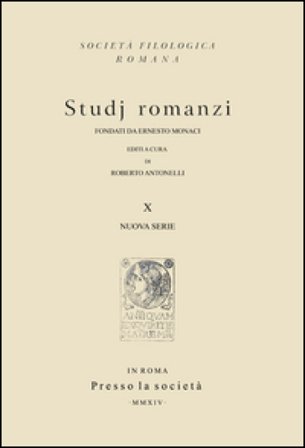 Studj romanzi. Nuova serie. Vol. 10