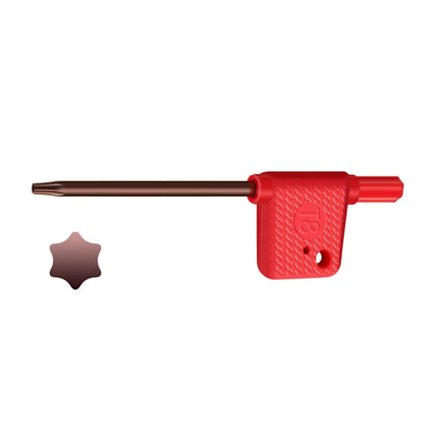 Solidt Torx-nøgleværktøj til forskellige opgaver med at stramme og løsne skruer