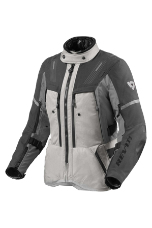 REV'IT! Sand 5 H2O MC-jacka Dam Silver/Grå 42