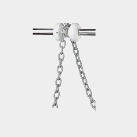 Kotevní rolna na reling, pro až 20 kg, vhodná pro reling Ø22 mm - 25 mm