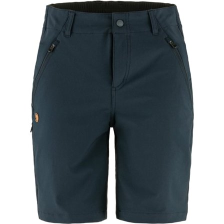 Fjällräven Women's Abisko Trail Stretch Shorts 34 Trousers in Dark Navy | Size: 6