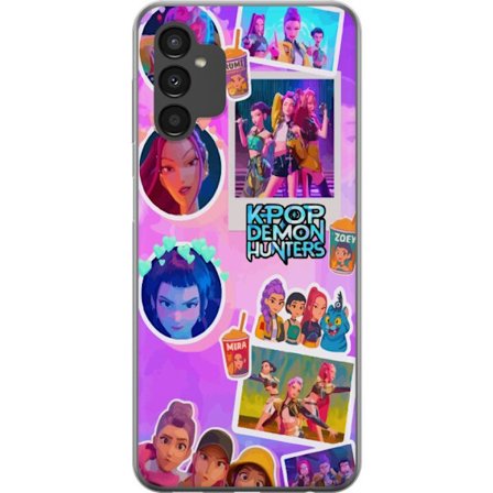 Kompatibel Mobilcover til Samsung Galaxy A04s Kawaii KPop Demon Hunters vinyl samleobjekt