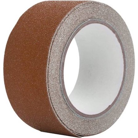 Anti-skli tape - Lengde 5 meter x Bredde 5 centimeter x Tykkelse 0,8 centimeter - Laget av PVC - Rød farge