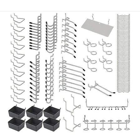 140 stk. Hulplade Krog Hulplade Metal Krog Værktøjskrog [db]