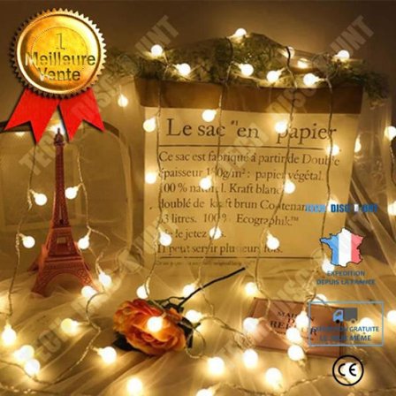 LED-ljusslinga - TD - 5M - Batteri - Rosa - Inomhus