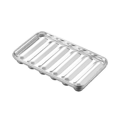 Hotdogform, 6-hulrums 304 rustfri stål pølseform