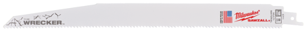 Milwaukee WRECKER Tigersågblad 7/11T, 5-pack 300 mm, Såga