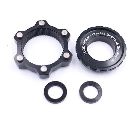 Center Lock Hub Boost -adapteri, CenterLock 6-reikäiselle takanavalle 12X142 - 12X148, CenterLock levyjarrulle