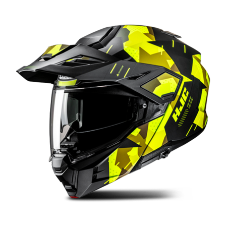 Adventurehelm HJC I80 Roki Schwarz/Gelb XL