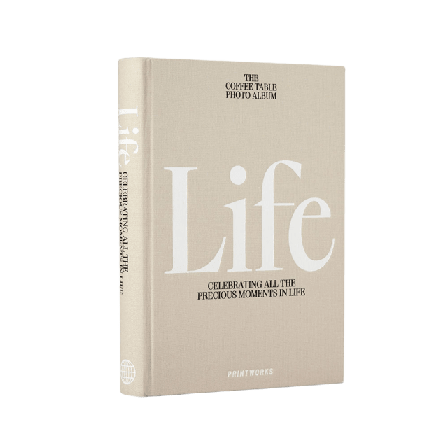 Printworks Coffee Table fotobok Life Kontor & papper Beige ONESIZE