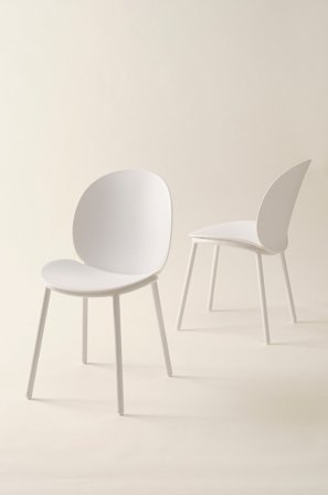 Jotex - Stol 2-pk Hvit - GLOMMEN - Kjøp Spisestoler & kjøkkenstoler hos Jotex