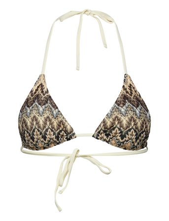 Becksöndergaard Amber Bel Bikini Top - Brown - L