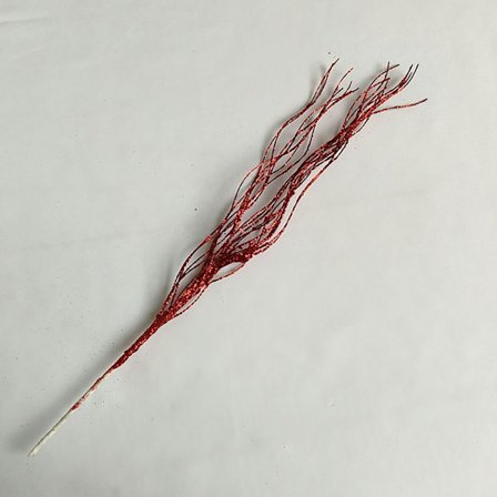 5 Stk Kunstig Glitter Bær Drage Skæg Bær RØD UDEN