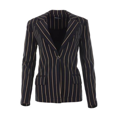 Maicazz JAS Carmen Wi22.10.301 Black Stripe , Zwart , Dames , Maat: M