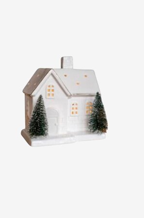Zelected by Houze - X-Mas Cottage - Valkoinen - Joulukoristeet - - Homeroom
