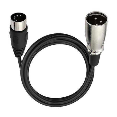 Kabler med MIDI eller XLR DIN 5P hann til XLR hann