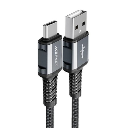 Acefast USB-A Till USB-C 3A 1.2m - Grå