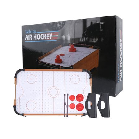 Bærbart Bord Air Hockey Spill Interaktivt Foreldre Barn Brett Leke Gave