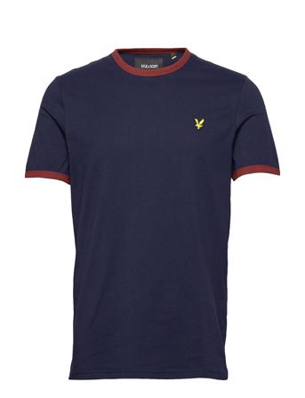 Ringer T-Shirt T-shirts Short-sleeved Blå Lyle & Scott