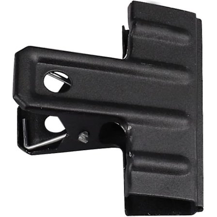 Sorte store binderspenner, 3 tommer/77 mm metall hengsel papirklips foldback klips penger fil klemmer for kontor skole og hjem svart 12 stk