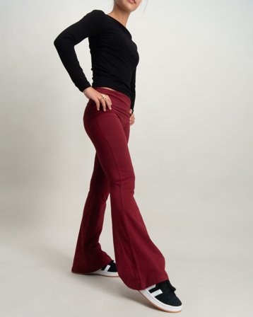 RYVLS L/W Flare Leggings Czerwony Legginsy & rajstopy Dziewczyna - Kids Brand Store