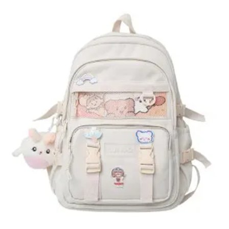 Muoti Harajuku Tyttö Söpö Reppu Yksivärinen Vedenpitävä Koululaukku Opiskelijoille Naiset Matkareppu Teini-ikäiset Kirja~07692