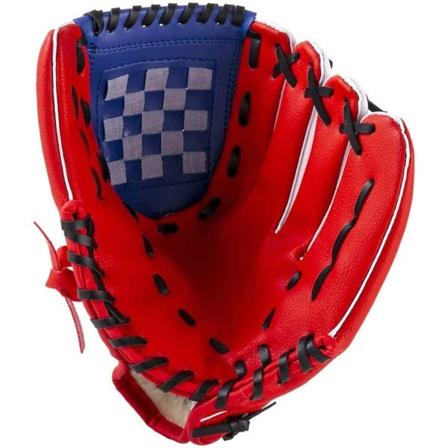 Baseballhanske i mykt, ensfarget PU-skinn uten ball, 10,5 tommer