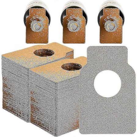 200 stk. vinflaskeetiketter, Kraftpapir vinkjelleretiketter, Gjenbrukbare tilpassede blanke flaskehalsgaveetiketter for champagne