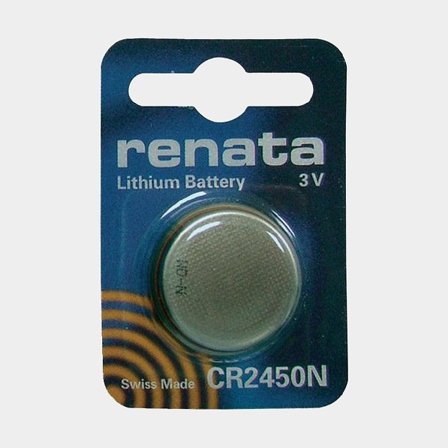 CR2450N baterie / knoflíková baterie Renata, 3 V, lithium (CR), 1 kus