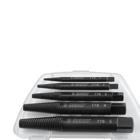 Skrueuttrekker Unior 5-Deler