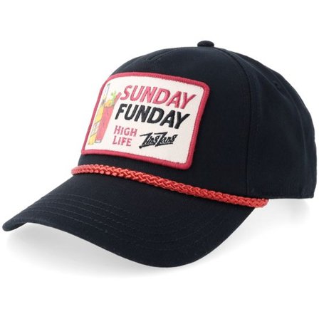 American Needle - Svart adjustable Keps - Roscoe Sunday Funday Black A-Frame Adjustable @ Hatstore