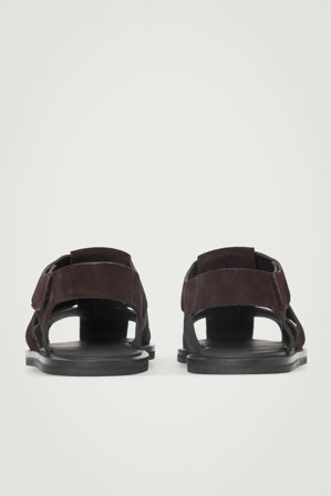 COS Men's Suede Fisherman Sandals in Brown