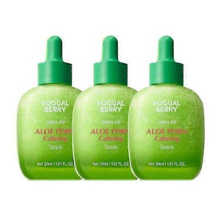 1-5x EQQUALBERRY Aloe PDRN Beroligende Serum med Naturlige Planteekstrakter til Daglig Pleje af Sensitiv Hud