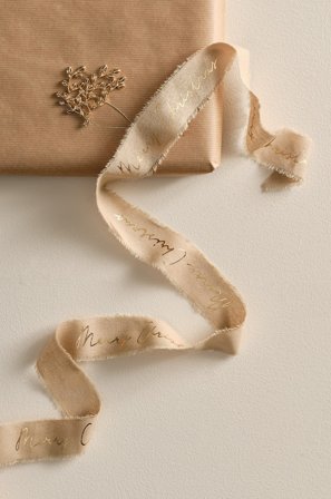 Jotex - Raw Bånd Beige - COTTON - Kjøp Juledekor hos Jotex