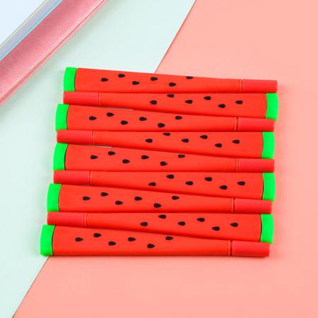 Premiumkvalitets vattenmelon gelbläckpennor Rollerballpen Fin spets 0,5 mm Svart bläck 9-pack 9pc