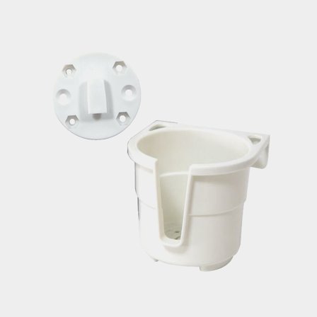 Kopholder Nuova Rade Store-All, 110 x 110 x 100 mm, til 1 kop/krus + beslag til fast montering